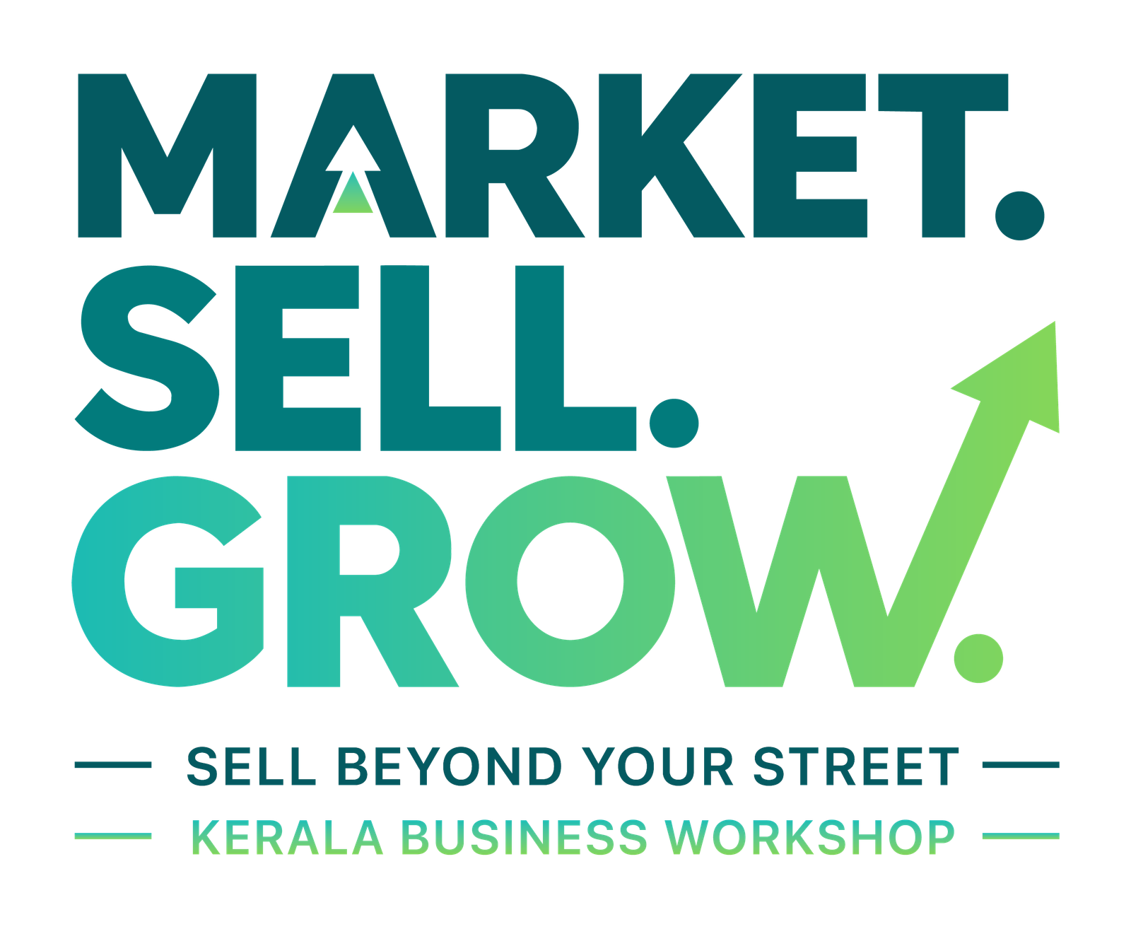 Market. Sell. Grow. Logo